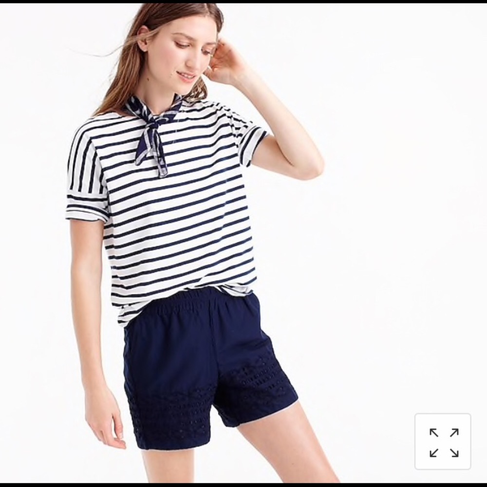 NWOT J. Crew Eyelet Shorts